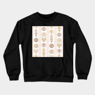 Celtic Talismans Brown Crewneck Sweatshirt